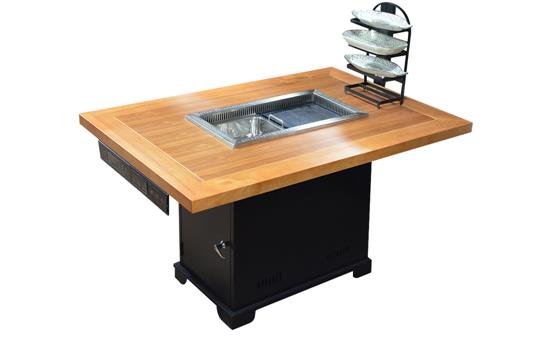 韩式商用无烟烤肉桌子订购,厂家直销价钱业务辐