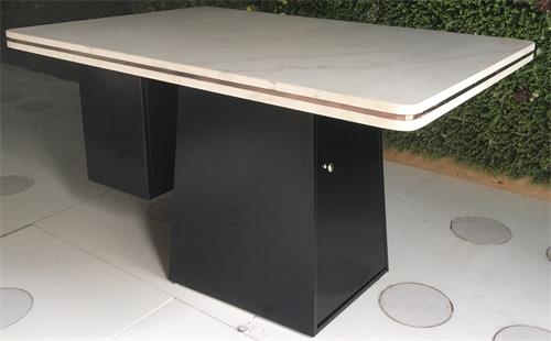 在线下找隐藏式电磁炉大理石餐桌_商用暗装式火