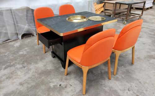 让你烤串烧烤店眼前一亮的自助电烧烤炉桌,你见